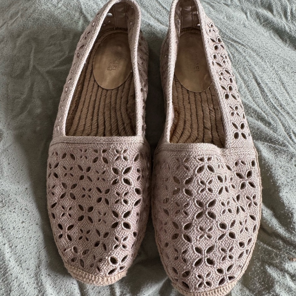Michael Kors Blush Crochet Slip-On Flats